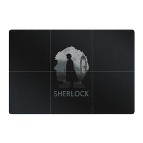 Магнитный плакат 3Х2 с принтом Sherlock World в Тюмени, Полимерный материал с магнитным слоем | 6 деталей размером 9*9 см | Тематика изображения на принте: doctor | holmes | холмс | шерлок