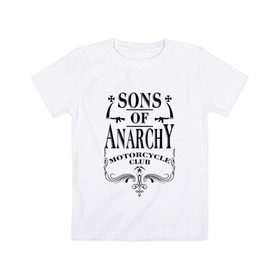 Детская футболка хлопок с принтом Сыны Анархии Whiskey в Тюмени, 100% хлопок | круглый вырез горловины, полуприлегающий силуэт, длина до линии бедер | sons of anarchy | джекс | мотоциклы | сериал | сыны анархии