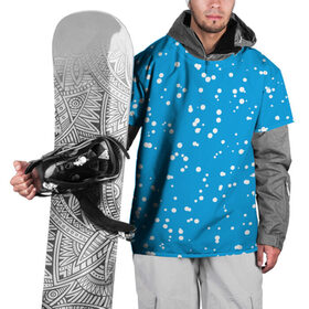 Накидка на куртку 3D с принтом Снегопад в Тюмени, 100% полиэстер |  | 