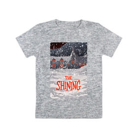 Детская футболка хлопок с принтом The Shining в Тюмени, 100% хлопок | круглый вырез горловины, полуприлегающий силуэт, длина до линии бедер | redrum | the shining | бар | кубрик | николсон | сияние | ужас
