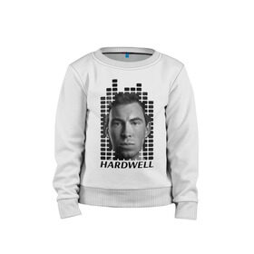 Детский свитшот хлопок с принтом EQ - Hardwell в Тюмени, 100% хлопок | круглый вырез горловины, эластичные манжеты, пояс и воротник | Тематика изображения на принте: beatport | club | dj | edm | electro | eq | hardwell | holland | house | music | production | radio | revealed | techno | tomorrowland | top | trance | голландия | дискотека | звезда | клуб | музыка | музыкант | продюссер | радио | фестиваль | эквалайзер