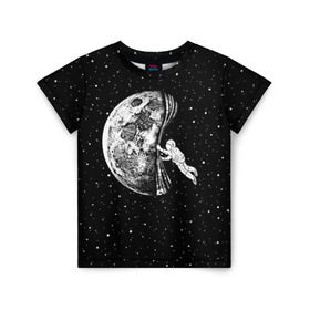 Детская футболка 3D с принтом Начало ночи в Тюмени, 100% гипоаллергенный полиэфир | прямой крой, круглый вырез горловины, длина до линии бедер, чуть спущенное плечо, ткань немного тянется | astronaut | cosmonaut | cosmos | galaxy | hipster | moon | night | planet | space | star | universe | астронавт | вселенная | галактика | звезды | космонавт | космос | луна | ночь | планета | хипстер