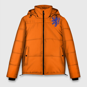 Мужская зимняя куртка 3D с принтом Сборная Голландии в Тюмени, верх — 100% полиэстер; подкладка — 100% полиэстер; утеплитель — 100% полиэстер | длина ниже бедра, свободный силуэт Оверсайз. Есть воротник-стойка, отстегивающийся капюшон и ветрозащитная планка. 

Боковые карманы с листочкой на кнопках и внутренний карман на молнии. | Тематика изображения на принте: holland | голландия | нидерланды