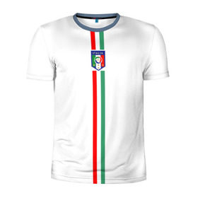 Мужская футболка 3D спортивная с принтом Сборная Италии в Тюмени, 100% полиэстер с улучшенными характеристиками | приталенный силуэт, круглая горловина, широкие плечи, сужается к линии бедра | Тематика изображения на принте: italy | италия