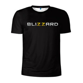 Мужская футболка 3D спортивная с принтом Blizzard не такой в Тюмени, 100% полиэстер с улучшенными характеристиками | приталенный силуэт, круглая горловина, широкие плечи, сужается к линии бедра | Тематика изображения на принте: 
