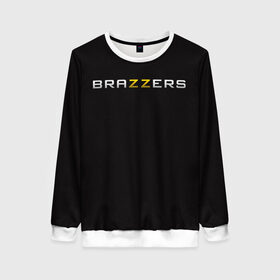 Женский свитшот 3D с принтом Brazzers в Тюмени, 100% полиэстер с мягким внутренним слоем | круглый вырез горловины, мягкая резинка на манжетах и поясе, свободная посадка по фигуре | 