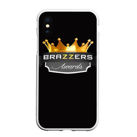 Чехол для iPhone XS Max матовый с принтом Brazzers awards в Тюмени, Силикон | Область печати: задняя сторона чехла, без боковых панелей | 
