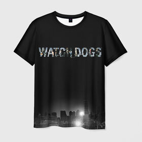 Мужская футболка 3D с принтом Watch Dogs 2 в Тюмени, 100% полиэфир | прямой крой, круглый вырез горловины, длина до линии бедер | dogs | ubisoft | watch | watchdogs | псы | сторожевые | хакер