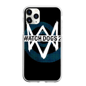 Чехол для iPhone 11 Pro матовый с принтом Watch Dogs 2 в Тюмени, Силикон |  | dogs | ubisoft | watch | watchdogs | псы | сторожевые | хакер