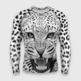 Мужской рашгард 3D с принтом Леопард в Тюмени,  |  | animal | eyes | jaws | leopard | malicious | predator | spotted | teeth | wild | взгляд | дикий | животное | злой | клыки | леопард | оскал | пасть | пятнистый | хищник