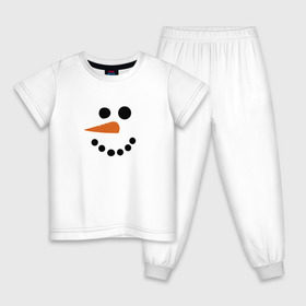 Детская пижама хлопок с принтом Снеговик минимализм в Тюмени, 100% хлопок |  брюки и футболка прямого кроя, без карманов, на брюках мягкая резинка на поясе и по низу штанин
 | год петуха | детям | крутой снеговик | любимым. | минимализм | морковка | новый год | подарок | популярное | снег | снеговик