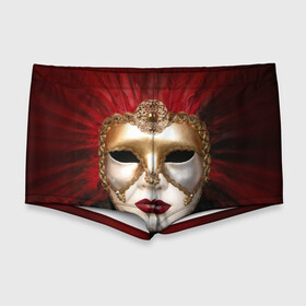Мужские купальные плавки 3D с принтом Венецианская маска в Тюмени, Полиэстер 85%, Спандекс 15% |  | Тематика изображения на принте: венеция | италия | карнавал | красный | лицо | перья