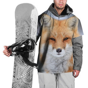 Накидка на куртку 3D с принтом Лиса в Тюмени, 100% полиэстер |  | animal | fox | look | predator | red | sly | wild | взгляд | дикая | животное | лиса | рыжая | хитрая | хищник