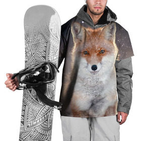 Накидка на куртку 3D с принтом Лиса в Тюмени, 100% полиэстер |  | animal | baby | fox | predator | red | sly | snow | view | wild | winter | взгляд | дикая | животное | зима | лиса | малыш | рыжая | снег | хитрая | хищник