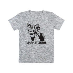 Детская футболка хлопок с принтом Walter Sobchak в Тюмени, 100% хлопок | круглый вырез горловины, полуприлегающий силуэт, длина до линии бедер | the big lebowski | walter sobchak | большой лебовски
