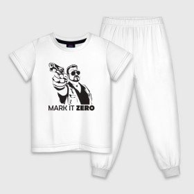 Детская пижама хлопок с принтом Walter Sobchak в Тюмени, 100% хлопок |  брюки и футболка прямого кроя, без карманов, на брюках мягкая резинка на поясе и по низу штанин
 | the big lebowski | walter sobchak | большой лебовски