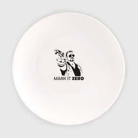 Тарелка с принтом Walter Sobchak в Тюмени, фарфор | диаметр - 210 мм
диаметр для нанесения принта - 120 мм | the big lebowski | walter sobchak | большой лебовски