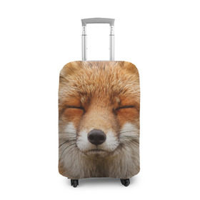 Чехол для чемодана 3D с принтом Лиса в Тюмени, 86% полиэфир, 14% спандекс | двустороннее нанесение принта, прорези для ручек и колес | animal | baby | fox | look | predator | red | sly | wild | взгляд | дикая | животное | лиса | малыш | рыжая | хитрая | хищник