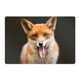 Магнитный плакат 3Х2 с принтом Лиса в Тюмени, Полимерный материал с магнитным слоем | 6 деталей размером 9*9 см | animal | fox | look | predator | red | sly | wild | взгляд | дикая | животное | лиса | рыжая | хитрая | хищник