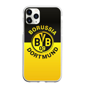 Чехол для iPhone 11 Pro матовый с принтом Borussia Dortmund FC в Тюмени, Силикон |  | боруссия | германия | дортмунд | клуб | фк | футбол | футбольный