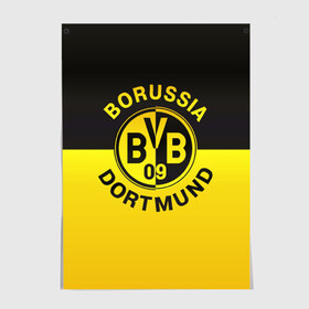 Постер с принтом Borussia Dortmund FC в Тюмени, 100% бумага
 | бумага, плотность 150 мг. Матовая, но за счет высокого коэффициента гладкости имеет небольшой блеск и дает на свету блики, но в отличии от глянцевой бумаги не покрыта лаком | боруссия | германия | дортмунд | клуб | фк | футбол | футбольный