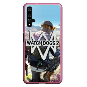 Чехол для Honor 20 с принтом Watch Dogs 2 в Тюмени, Силикон | Область печати: задняя сторона чехла, без боковых панелей | watchdogs