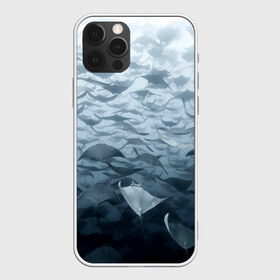 Чехол для iPhone 12 Pro Max с принтом Электрические скаты в Тюмени, Силикон |  | depth | fish | lot | ocean | power | rays | school | sea | water | вода | глубина | косяк | много | море | океан | рыбы | скаты | электрические