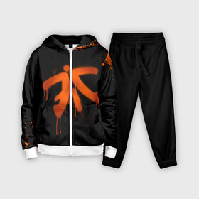 Детский костюм 3D с принтом cs:go   Fnatic (Black collection) в Тюмени,  |  | Тематика изображения на принте: 0x000000123 | cs | csgo | fnatic | кс | ксго | фнатик