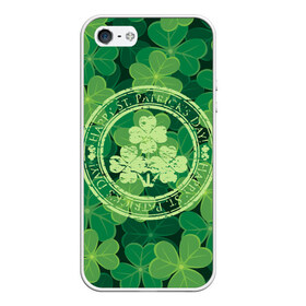 Чехол для iPhone 5/5S матовый с принтом Ireland Happy St Patricks Day в Тюмени, Силикон | Область печати: задняя сторона чехла, без боковых панелей | background | clover | four | green | happy st. patricks day | holiday | ireland | leaf | petal | plant | print | зеленый | ирландия | клевер | лепесток | лист | печать | праздник | растение | счастливого святого патрика | фон | четыре