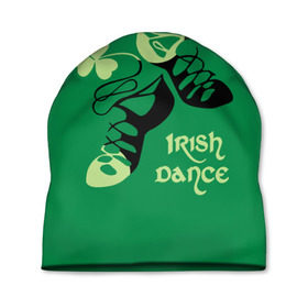 Шапка 3D с принтом Ireland, Irish dance в Тюмени, 100% полиэстер | универсальный размер, печать по всей поверхности изделия | background | black | clover | dance | green | ireland | irish | petal | soft shoes | зеленый | ирландия | ирландский | клевер | лепесток | мягкая | обувь | танец | фон | черная