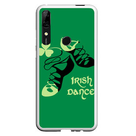 Чехол для Honor P Smart Z с принтом Ireland Irish dance в Тюмени, Силикон | Область печати: задняя сторона чехла, без боковых панелей | background | black | clover | dance | green | ireland | irish | petal | soft shoes | зеленый | ирландия | ирландский | клевер | лепесток | мягкая | обувь | танец | фон | черная