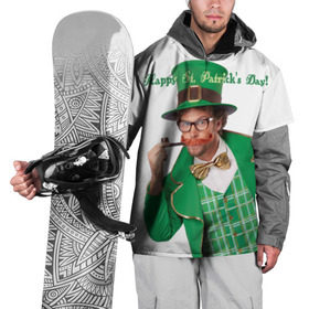 Накидка на куртку 3D с принтом Ирландия в Тюмени, 100% полиэстер |  | irish | st. patricks day | зеленый | ирландец | лепрекон