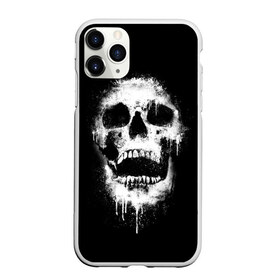 Чехол для iPhone 11 Pro матовый с принтом Evil Skull в Тюмени, Силикон |  | bone | dark | death | evil | hipster | skelet | skull | кости | скелет | темнота | хипстер | череп