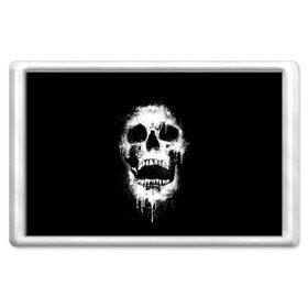 Магнит 45*70 с принтом Evil Skull в Тюмени, Пластик | Размер: 78*52 мм; Размер печати: 70*45 | bone | dark | death | evil | hipster | skelet | skull | кости | скелет | темнота | хипстер | череп