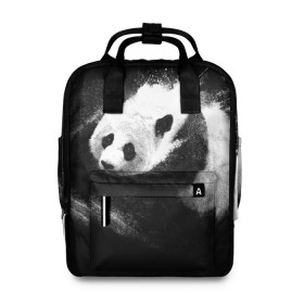Женский рюкзак 3D с принтом Молочная панда в Тюмени, 100% полиэстер | лямки с регулируемой длиной, сверху ручки, чтобы рюкзак нести как сумку. Основное отделение закрывается на молнию, как и внешний карман. Внутри два дополнительных кармана, один из которых закрывается на молнию. По бокам два дополнительных кармашка, куда поместится маленькая бутылочка
 | animal | bear | beast | milk | nature | panda | животное | зверь | медведь | молоко | панда | природа