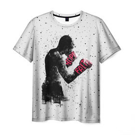 Мужская футболка 3D с принтом Hope Faith в Тюмени, 100% полиэфир | прямой крой, круглый вырез горловины, длина до линии бедер | boxing | combat | fight | fighter | kickboxing | muay thai | wrestling | боец | бой | бокс | боксер | драка | кикбоксинг | май тай