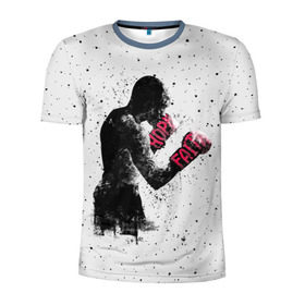 Мужская футболка 3D спортивная с принтом Hope Faith в Тюмени, 100% полиэстер с улучшенными характеристиками | приталенный силуэт, круглая горловина, широкие плечи, сужается к линии бедра | boxing | combat | fight | fighter | kickboxing | muay thai | wrestling | боец | бой | бокс | боксер | драка | кикбоксинг | май тай