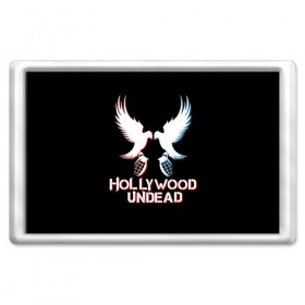 Магнит 45*70 с принтом Hollywood Undead в Тюмени, Пластик | Размер: 78*52 мм; Размер печати: 70*45 | Тематика изображения на принте: hollywood undead