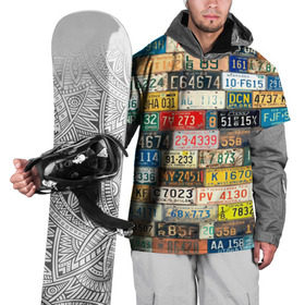 Накидка на куртку 3D с принтом Автомобильные номера мира в Тюмени, 100% полиэстер |  | Тематика изображения на принте: art | collage | country | number | retro | road | world | автомобильные | искусство | коллаж | мир | номера | ретро | страны