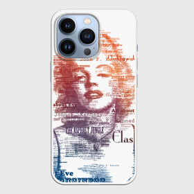 Чехол для iPhone 13 Pro с принтом Мэрилин Монро в Тюмени,  |  | actress | american | art | marilyn monroe | pop   art | portrait | text | американская | искусство | киноактриса | мэрилин монро | певица | поп   арт | портрет | текстовой