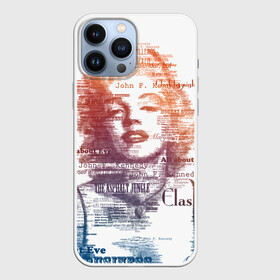 Чехол для iPhone 13 Pro Max с принтом Мэрилин Монро в Тюмени,  |  | actress | american | art | marilyn monroe | pop   art | portrait | text | американская | искусство | киноактриса | мэрилин монро | певица | поп   арт | портрет | текстовой