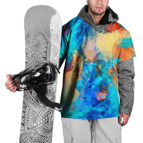 Накидка на куртку 3D с принтом PolyBlue в Тюмени, 100% полиэстер |  | Тематика изображения на принте: бумага | геометрия | грани | изгиб | линии | полигоны | постель | розовый | сочетания | текстура | треугольники