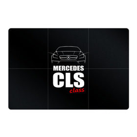 Магнитный плакат 3Х2 с принтом Mercedes CLS Class в Тюмени, Полимерный материал с магнитным слоем | 6 деталей размером 9*9 см | mercedes benz | mercedes cls 63 amg | авто | автомобиль | машина | мерседес | тачка