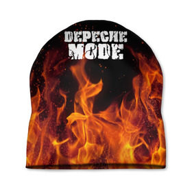 Шапка 3D с принтом Depeche Mode в Тюмени, 100% полиэстер | универсальный размер, печать по всей поверхности изделия | дипиш | мод | музыка | рок