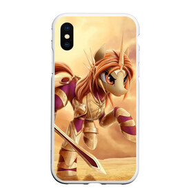 Чехол для iPhone XS Max матовый с принтом Pony Leona в Тюмени, Силикон | Область печати: задняя сторона чехла, без боковых панелей | Тематика изображения на принте: league of legends | leona | lol | pony | леона | лига легенд | лол | пони