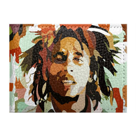 Обложка для студенческого билета с принтом Боб Марли в Тюмени, натуральная кожа | Размер: 11*8 см; Печать на всей внешней стороне | bob marley | composer | guitarist | jamaica | jamaican musician | reggae | singer | музыкант | регги