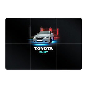 Магнитный плакат 3Х2 с принтом Toyota Camry в Тюмени, Полимерный материал с магнитным слоем | 6 деталей размером 9*9 см | Тематика изображения на принте: camry | toyota | авто. автомобиль | камри | машина | тачка | тойота