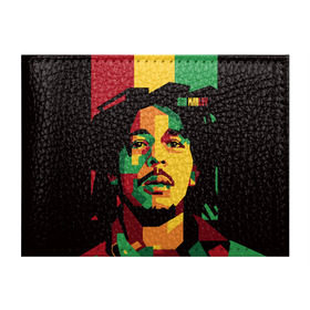 Обложка для студенческого билета с принтом Ямайка, Боб Марли в Тюмени, натуральная кожа | Размер: 11*8 см; Печать на всей внешней стороне | bob marley | reggae | регги