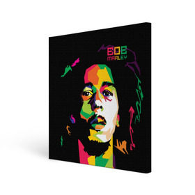 Холст квадратный с принтом Ямайка, Боб Марли в Тюмени, 100% ПВХ |  | Тематика изображения на принте: reggae | регги