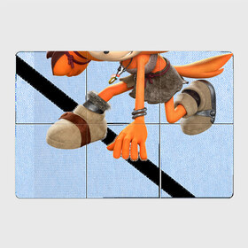 Магнитный плакат 3Х2 с принтом Барсучиха Стикс в Тюмени, Полимерный материал с магнитным слоем | 6 деталей размером 9*9 см | Тематика изображения на принте: sonic boom | соник бум